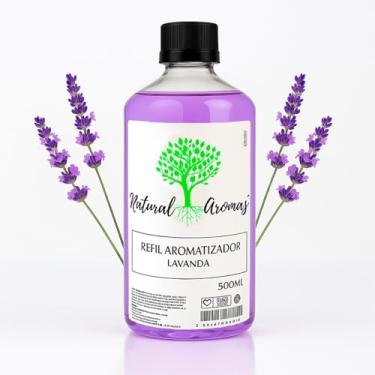 Imagem de Aromatizador Ambiente Fragrância Casa Cheiro 500ml Perfumado Aromas Quarto Natural Limpeza Diversos (Lavanda)