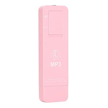 Imagem de Leitor de MP3, leitor de música portátil com fones de ouvido, leitor USB 2.0 com cordão, suporta MP3 e WMA, suporta cartão de memória de 32 GB, bateria de lítio recarregável, para ouvir música ()