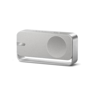 Imagem de Bose Alto-falante SoundLink Home, alto-falante de estante Bluetooth premium, portátil e sem fio, até 9 horas de vida útil da bateria, prata claro