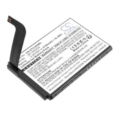 Imagem de 2700mAh Leitor de código de barras Bateria de substituição,Compatível com TC20,TC200J,TC25