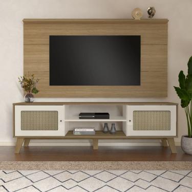 Imagem de Conjunto Sala de Estar: Rack Charlotte + Painel Slim