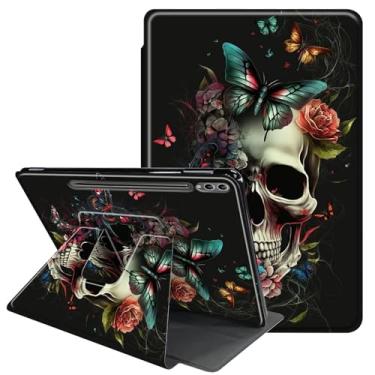 Imagem de Capa para Samsung Galaxy Tab S10 Ultra de 14,6 polegadas com suporte para caneta S - rotação de 360 graus com visualização multiângulo com função hibernar e despertar automática para Tab S9 Ultra/S8
