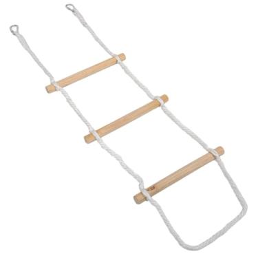 Imagem de PRETYZOOM Escada de corda suspensa para beliche, construção resistente, design portátil, equipamento de escalada seguro para parques infantis