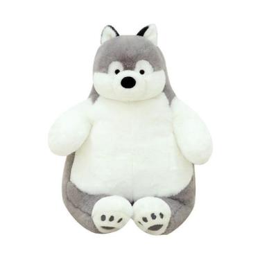 Imagem de Brinquedo de pelúcia Cartoon Husky 60 cm de pelúcia macio para criança