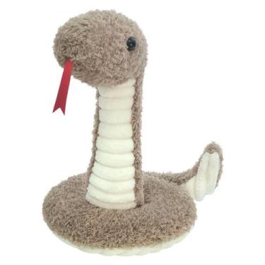 Imagem de Brinquedo de pelúcia Doindute Brown Plush Snake 43 cm para crianças