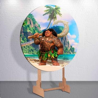 Imagem de Capas p/ Painel Sem Estrutura Redondo Baby Princesa Dos Mares Sublimad