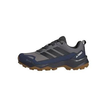 Imagem de adidas Tênis de caminhada masculino Terrex Skychaser Ax5 Gore-tex, Cinza/carbono/azul marinho, 43