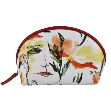 Imagem de Necessaire De Maquiagem Verde Face Biggdesign, Multicolorido