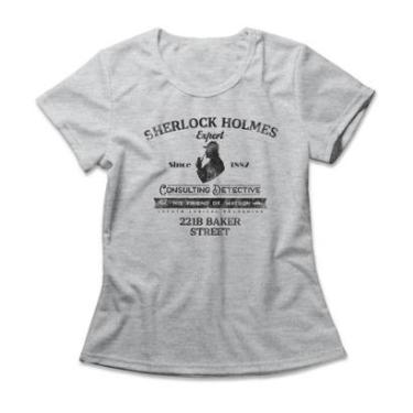 Imagem de Camiseta Studio Geek Sherlock Holmes Feminino-Feminino