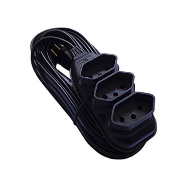 Imagem de Extensão Compacta Com Cabo pp preta ilumi