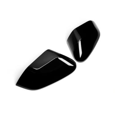 Imagem de JUIVEEL Capa de espelho exterior de carro ABS Capas de espelho retrovisor lateral compatíveis com acessórios Kia K4 2025 2026 (estilo preto brilhante)