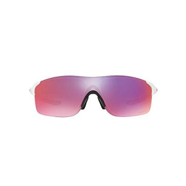 Imagem de Oakley OO9388 EVZero Pitch Óculos de sol masculinos com ajuste asiático, Polished White/Prizm Road, 38 mm