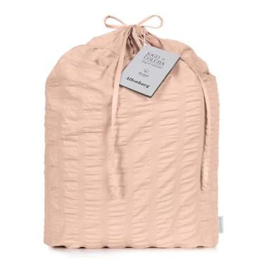 Imagem de Conjunto de Roupa de Cama Casal Altenburg Lux 200 Fios 100% Algodão Madhya Rosa Misty