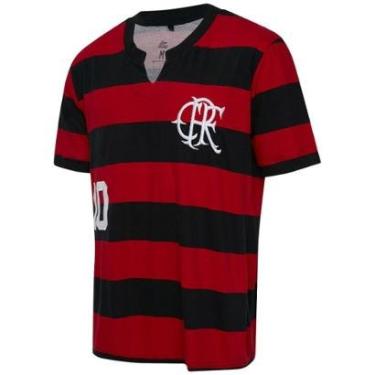 Imagem de Camisa Flamengo Retrô 1976 Listrada Masculina-Masculino