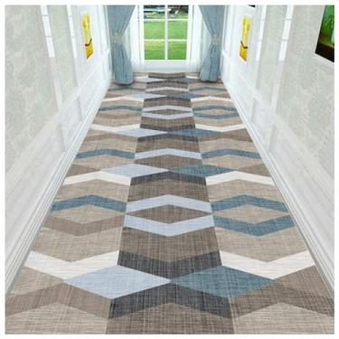Imagem de SPXMQSS Corredores de tapete, tapetes para corredores, antiderrapante, lavável, corredor, tapete para entrada, quarto, lavanderia, não cai, G, 100 x 180 cm
