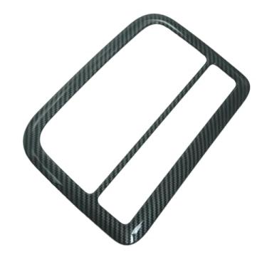 Imagem de Capa protetora de luz de leitura frontal para carro compatível com acessórios Honda Civic 10ª geração 2016 2017 2018 2019 2020 2021 ABS estilo fibra de carbono interior