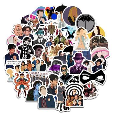 Imagem de Adesivos Umbrellas Academys Waterproof Vinyl Anime x50