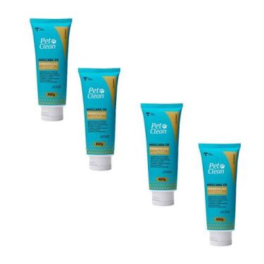 Imagem de Combo 4 Máscara de Hidratação S.O.S Pet Clean 400g