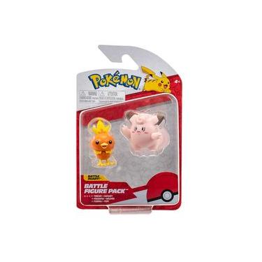 Imagem de Pokémon - 2 Bonecos De Ação Torchic E Clefairy - Sunny