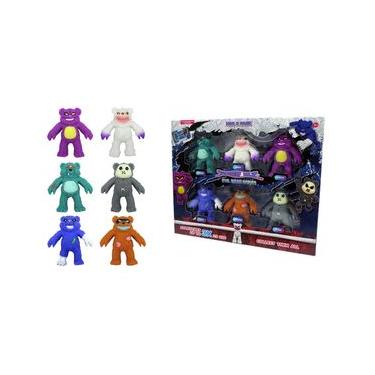 Imagem de Pack 6 Mini Bonecos Indestrutíveis Evil Bears - Stretchapalz