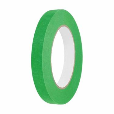 Imagem de HARFINGTON Fita adesiva colorida de 9/40.6 cm x 54.6 jardas, papel crepe universal, fita adesiva colorida para pintura, desenho, faça você mesmo, etiquetagem artesanal, selagem, verde escuro