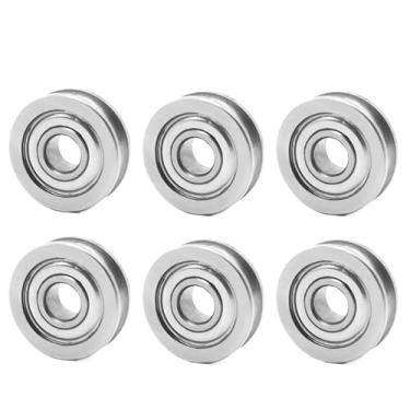 Imagem de Rolamentos U-Groove 1/5/20/100PCS U604ZZ roda 4x13x4mm para impressora 3D polias de correia guia trilho 604UU peças extrusoras (20 peças)