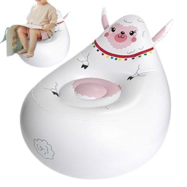 Imagem de Cadeira Inflável | Assento Dobrável com Forma de Animal | Sofá de Exterior para Pátio,para Uso no Exterior, em Acampamento, na Praia, em Viagens, no Interior, Quintal, na, Jardim e