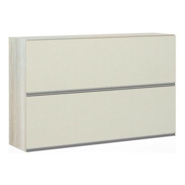 Imagem de Armário Basculante Duplo 120cm 2 Portas Lis Legno Crema