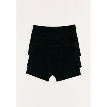 Imagem de Kit 3 Cuecas Boxer Em Malha - Hering, XXG, Preto