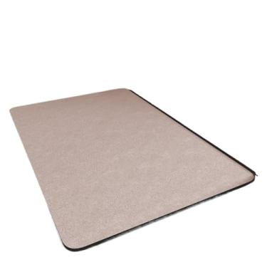 Imagem de Tapete de banho antiderrapante - Tapete de entrada super absorvente para chuveiro e banheira (cáqui, 600 mm x 900 mm)