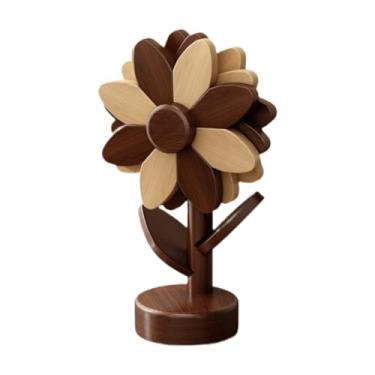 Imagem de Bothyi Jogo de 3 peças de tapete de mesa de madeira, incluindo porta-copos e jogos americanos. Ideal para isolar pratos, panelas e bules, de ser, B