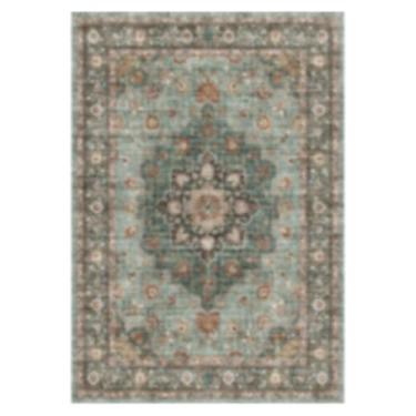 Imagem de TOPRUUG Tapete quadrado lavável 19 x 17 cm - Tapete macio para sala de estar para debaixo do sofá, tapetes antiderrapantes para quarto e sala de jantar - Decoração de casa de fazenda resistente a