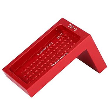 Imagem de Fafeicy Régua de Calibração Cruzada para Carpintaria, Medidor de Escala Precisa, Liga de Alumínio, Tamanho Pequeno, Fácil de Manusear, ótimo Acabamento, para Marcação de Carpintaria