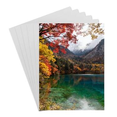 Imagem de PATIKIL 6 peças em branco de sublimação de alumínio, placa de sublimação de metal de 15 x 9,9 cm, impressões de fotos de metal para fotos de cartões com moldura personalizada, prata espelhada