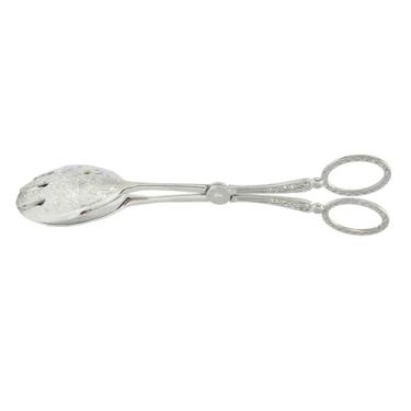 Imagem de AYNEFY Clipe de Alimentos, Pinça de Pão de Liga de Zinco, Ferramenta de Cozimento Ergonômica para Servir Bolos e Saladas, Pinças de Cozinha de 9,1 Polegadas (#11)