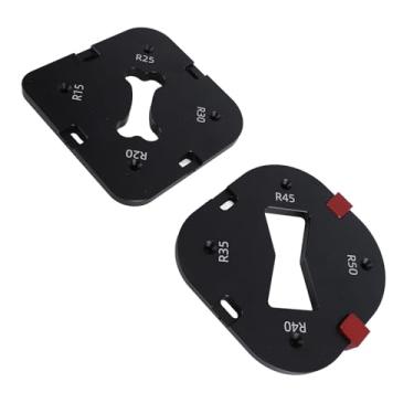 Imagem de Jiawu Modelo de Raio de Canto para Carpintaria Profissional, Equipamento de Raio de Liga de Alumínio R15 a 50 para Molduras, Cadeiras, Mesas, Design Compacto e Versátil