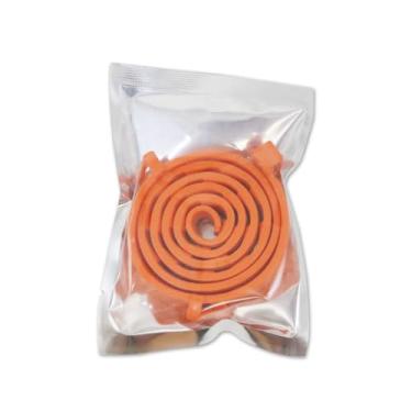 Imagem de 1 Pacote De Coleira Contra Pulgas E Carrapatos Para Cães Gatos, Silicone Anti-Leishmaniase (Laranja, Gatos)