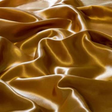 Imagem de Toalha de mesa de cetim 4, 6 e 8 lugares Festa Aniversário Casamento Igreja(DOURADO,1.45 X 1.45)