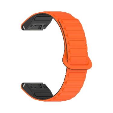 Imagem de Pulseira De Silicone Magnética Garmin Fenix Compatível Com Fenix 8 7X 