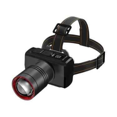 Imagem de Lanterna De Cabeça LED Recarregável Com Indução USB, Luz Potente Com Z