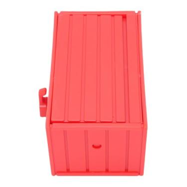 Imagem de GLOGLOW Material ABS de Decoração Diária, Fecho Magnético, Organizador de Montagem Em Parede para Entrada, Comporta de 4 a 6 Chaves, Porta-chaves de Garagem de Carro de 2 Pacotes, Nan (Vermelho)