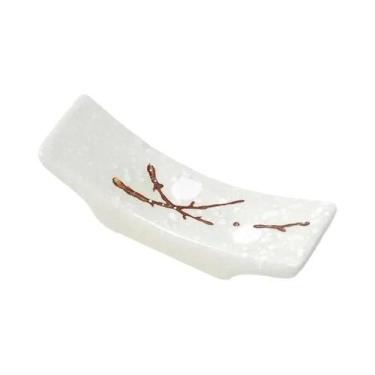 Imagem de Suporte Para Hashi De Cerâmica Flor De Ameixa Japonesa 1/4/10 Peças Su