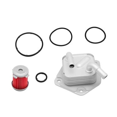 Imagem de Kit de filtro de radiador de óleo de transmissão com junta compatível com Civic 1.8L 2.0L 2014-2024 HR-V 1.8L 2016-2021 25560-R3W-003 25450-P4V-013