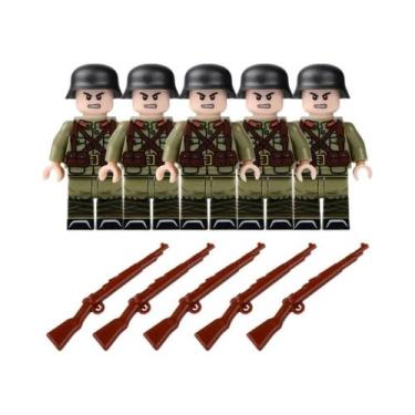 Imagem de Figuras De Soldados Militares Da Segunda Guerra Mundial, Brinquedos De