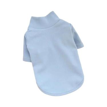 Imagem de Moletom Quente E Grosso De Veludo Dupla Face Para Cães, Cor Sólida, Go