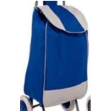 Imagem de Acessórios para carrinho -A bolsa saco capa para-B de feira Compras, Ideal for Family Barbecue Supplies & Weekend Errands(Azul Claro,A BOLSA(sem carrinho e roda))
