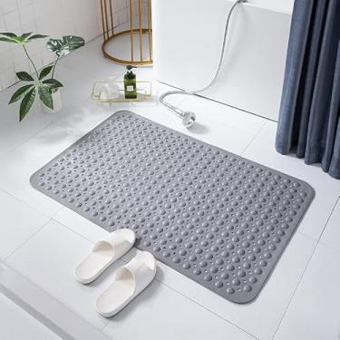Imagem de Bubble Bathroom - Tapete de Pisos Banheiro Aumentado Substituição Chão Luta Solid Ash
