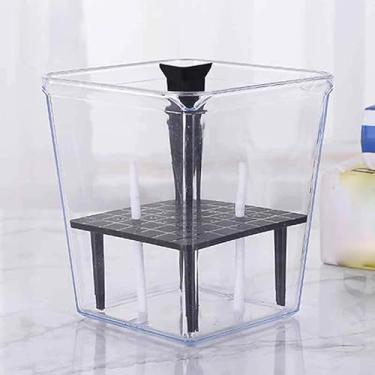 Imagem de Vaso Autoirrigável Transparente Altura 15 Cm