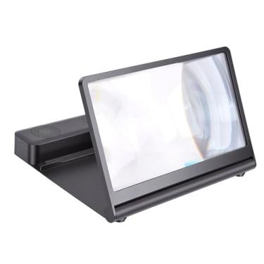Imagem de ASHATA Lupa de Tela do Telefone Móvel, Lupa de Tela do Smartphone 3d Hd Com Alto-falante, Suporte Telefone Celular, para Jogos de Vídeos de Filmes