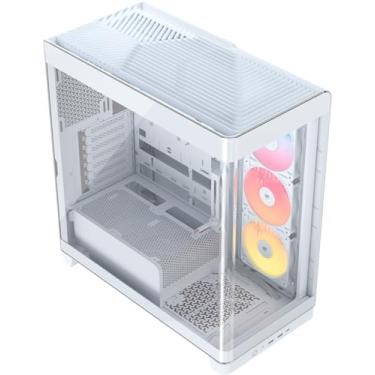 Imagem de Corsair Moldura 4500X RS-R ARGB Vidro Panorâmico Mid-Tower PC Case – Sistema de Montagem InfiniRail, Serve para Radiadores Duplos de 360 mm, GPU Anti-Sag, 3X Ventoinhas RS120R Incluídas – Branco
